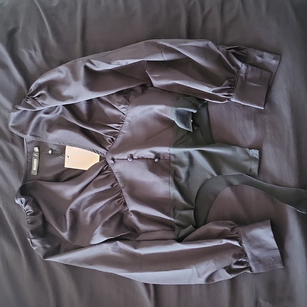 Deep v neck bodysuit